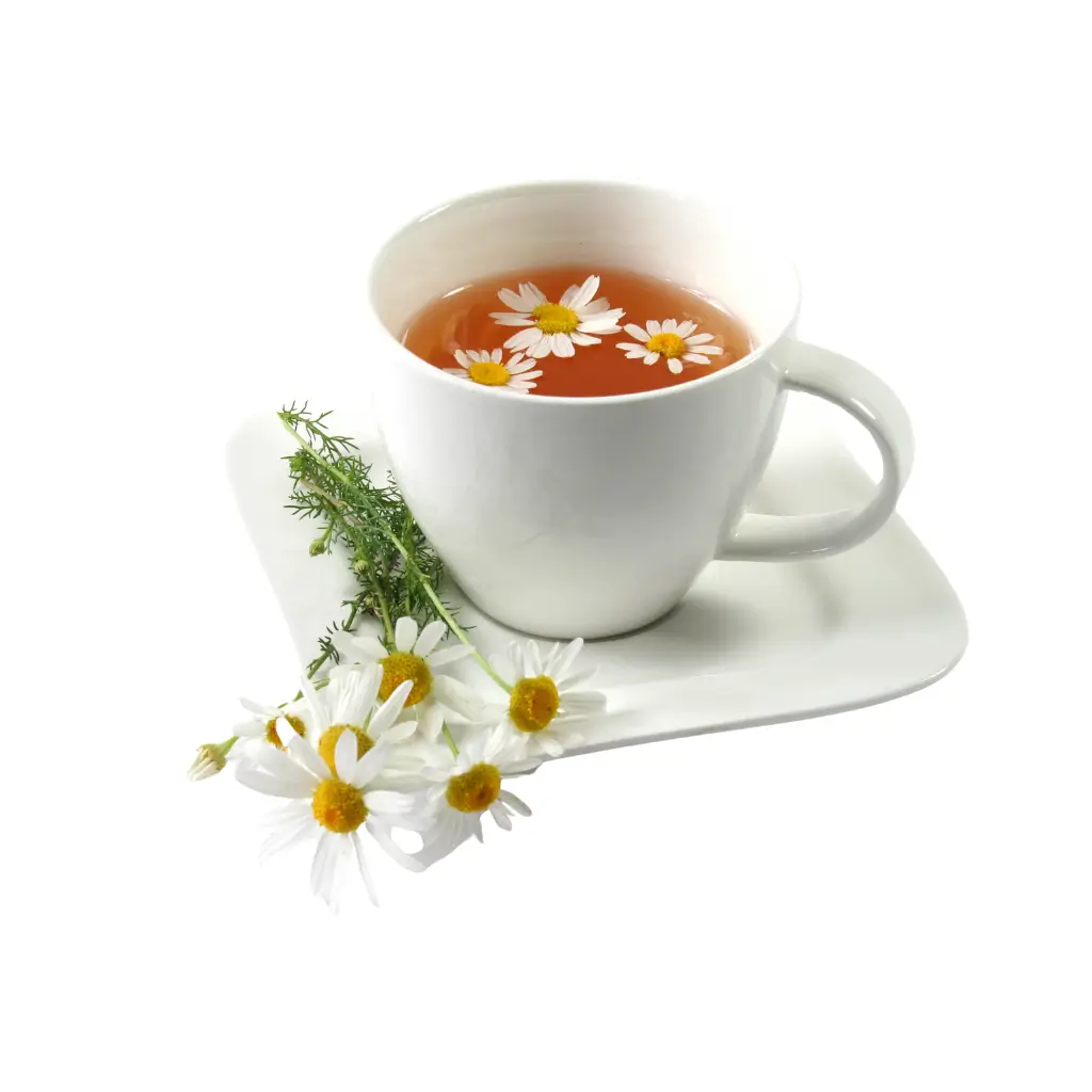 foods that help tinnitus: Chamomile tea