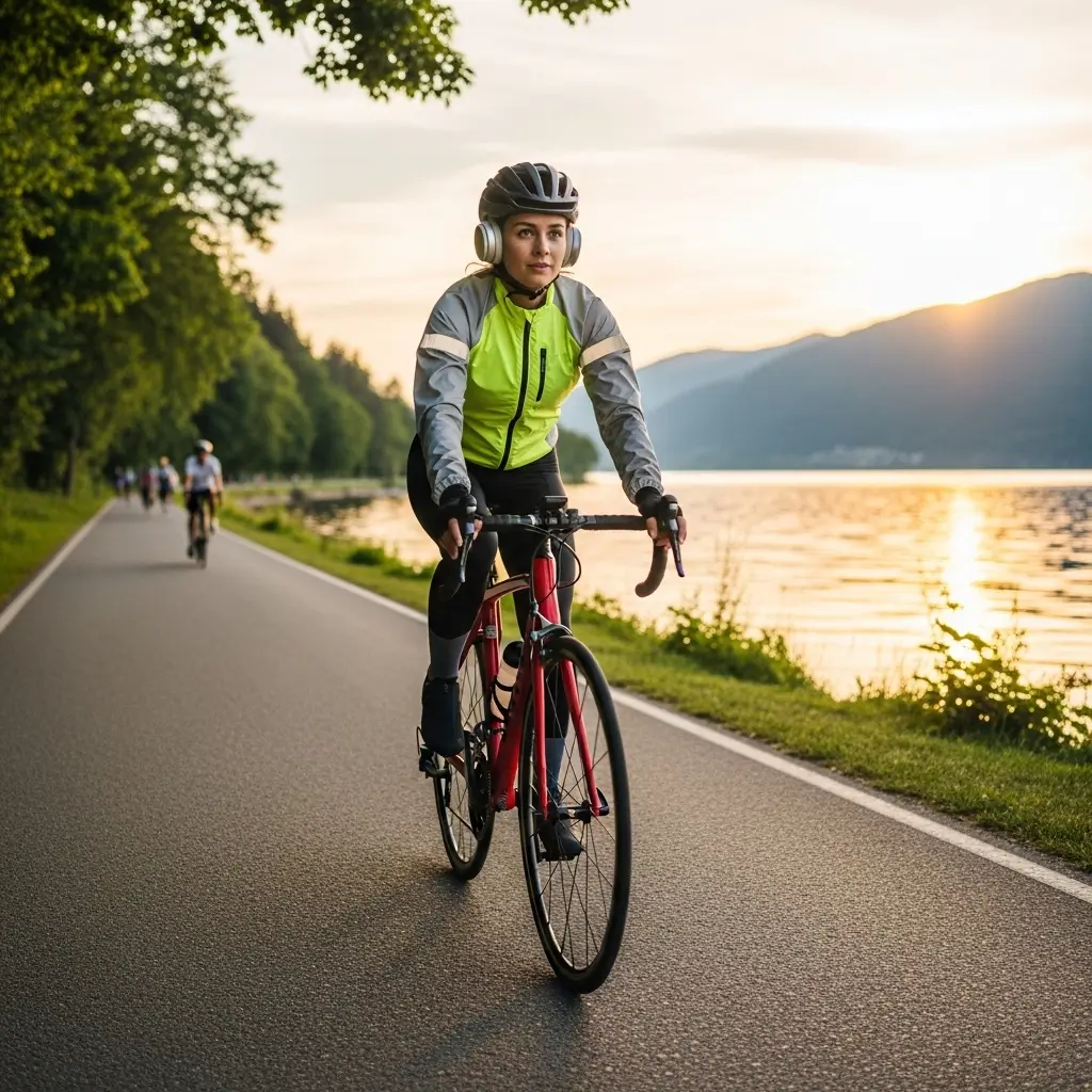 How to Improve Hearing Naturally including exercises regularly like cycling