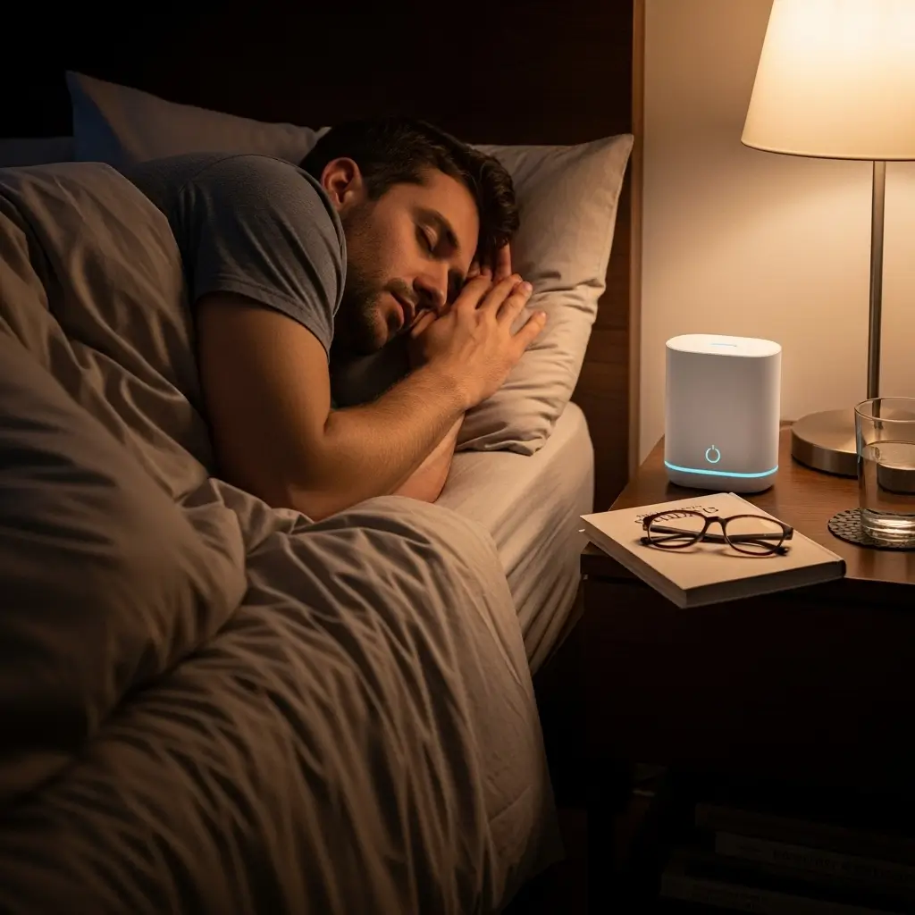 White noise machine for tinnitus relief and better sleep