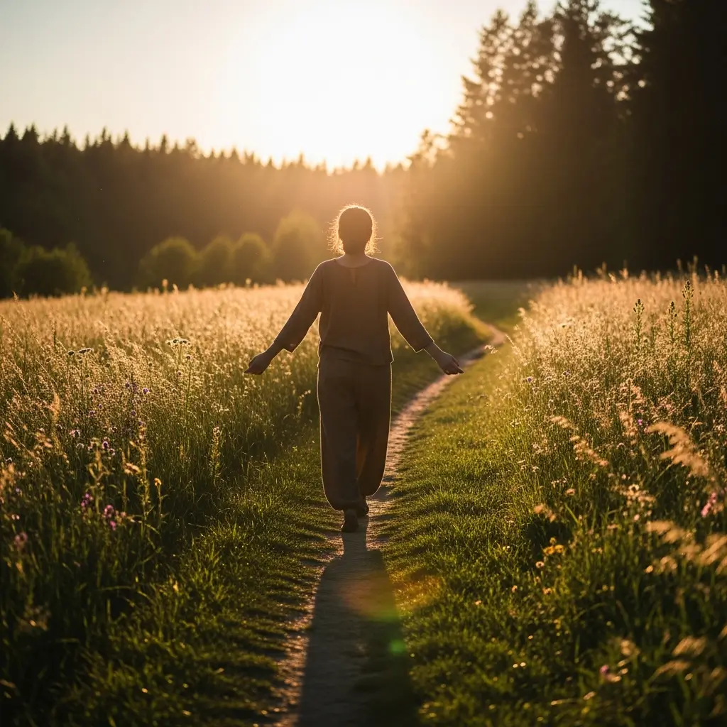 Stress reduction through walking