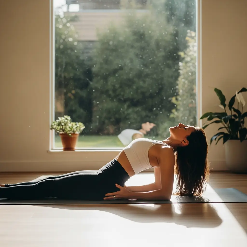 Yoga for tinnitus poses: Matsyasana (Fish Pose)