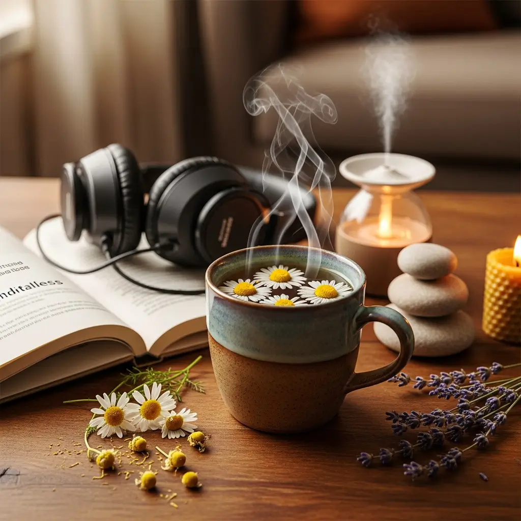 Herbal tea and relaxation alternatives to manage tinnitus without alcohol and tinnitus triggers